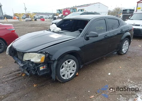2014 Dodge Avenger Se из США, поврежденный, VIN 1C3CDZAB5EN103080